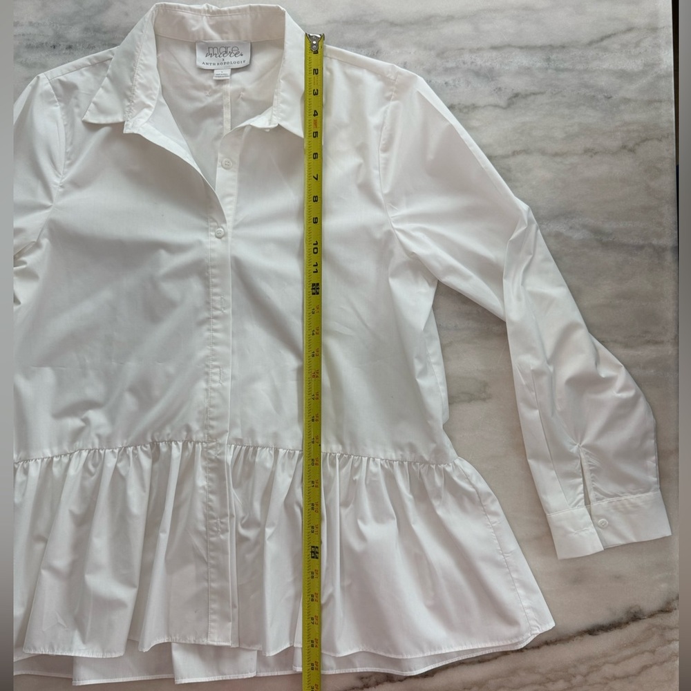 Anthropologie Mare Mare Bow Back Tunic Blouse Women’s Size L - Picture 9 of 16